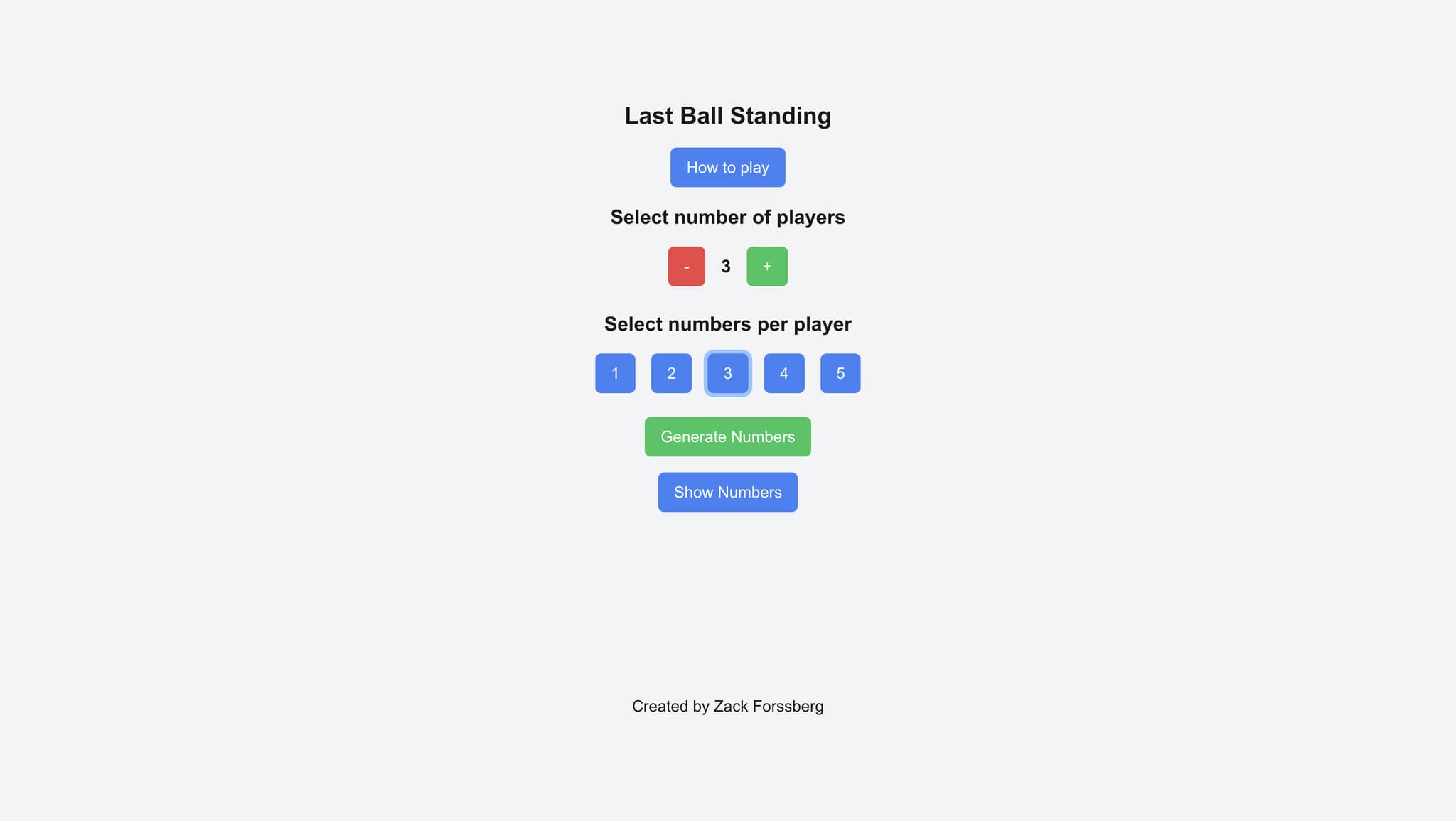 Last Ball Standing